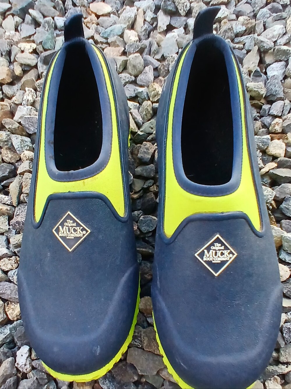 Kids Muckster Low Slip-on Rain Shoes Size 7